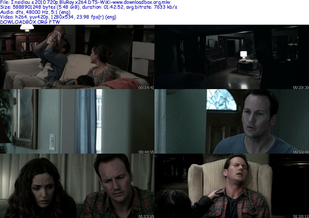 Insidious 2010 720p BluRay x264 DTS-WiKi Insidious 2010 720p BluRay x264 DTS-WiKi