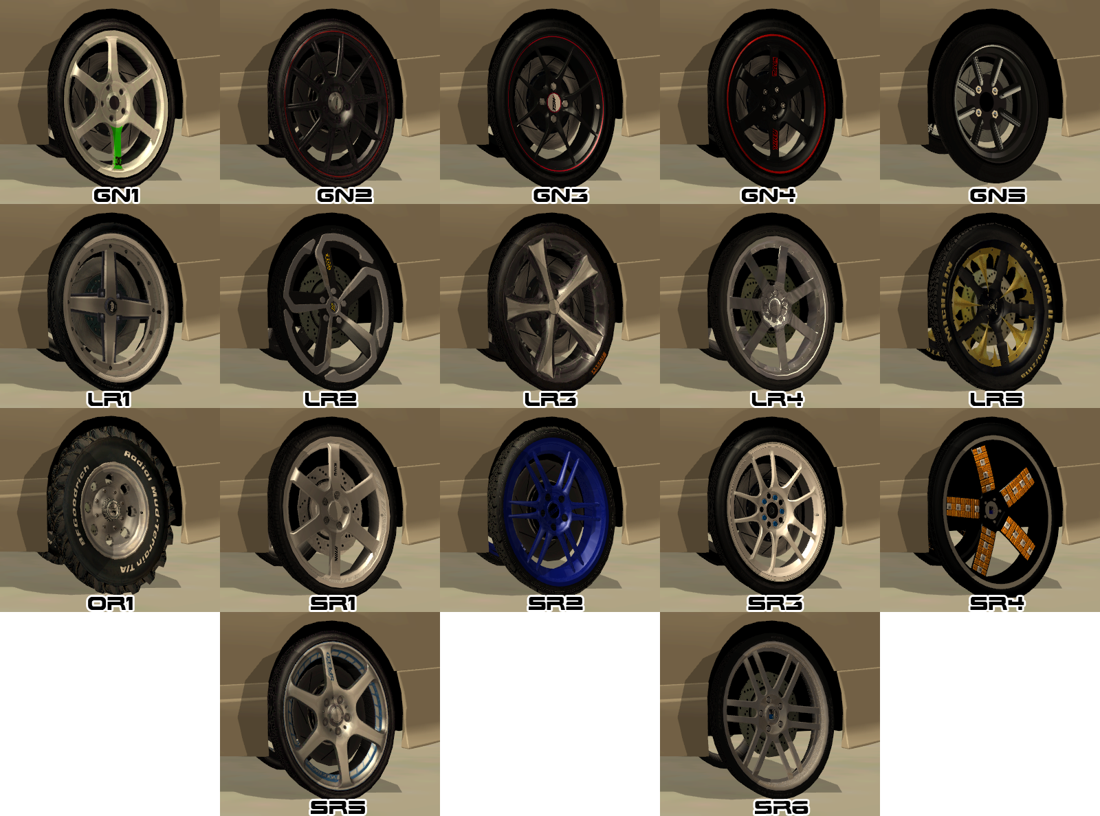 Gta sa rims