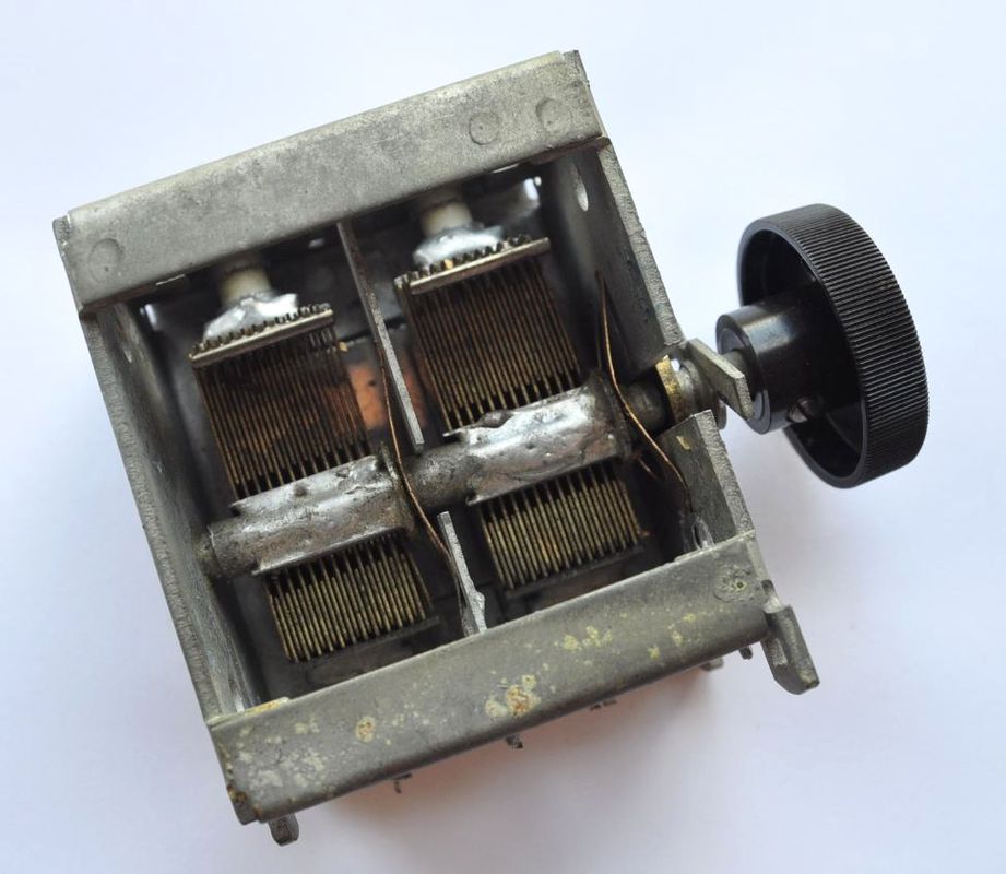 Vintage Tube type Radio Tuning Capacitor