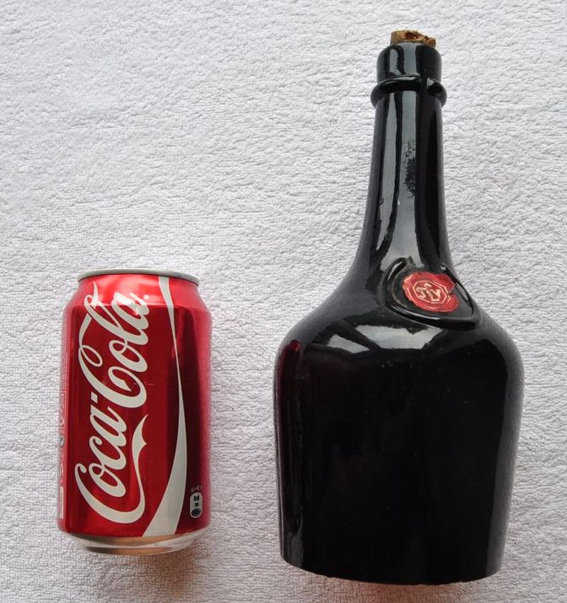 1920s Estonia BIG Dark Brown Liquor Bottle DOOM Cathedral eBay