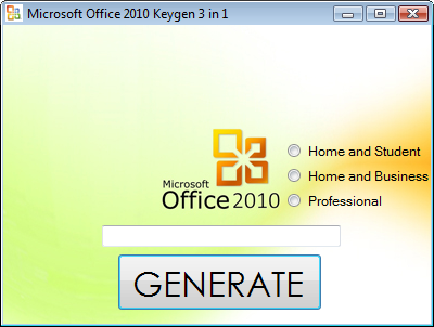 Microsoft Office Home Student Keygen 2010