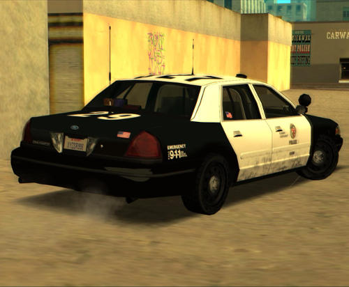 rel ford crown victoria low poly by krystofer