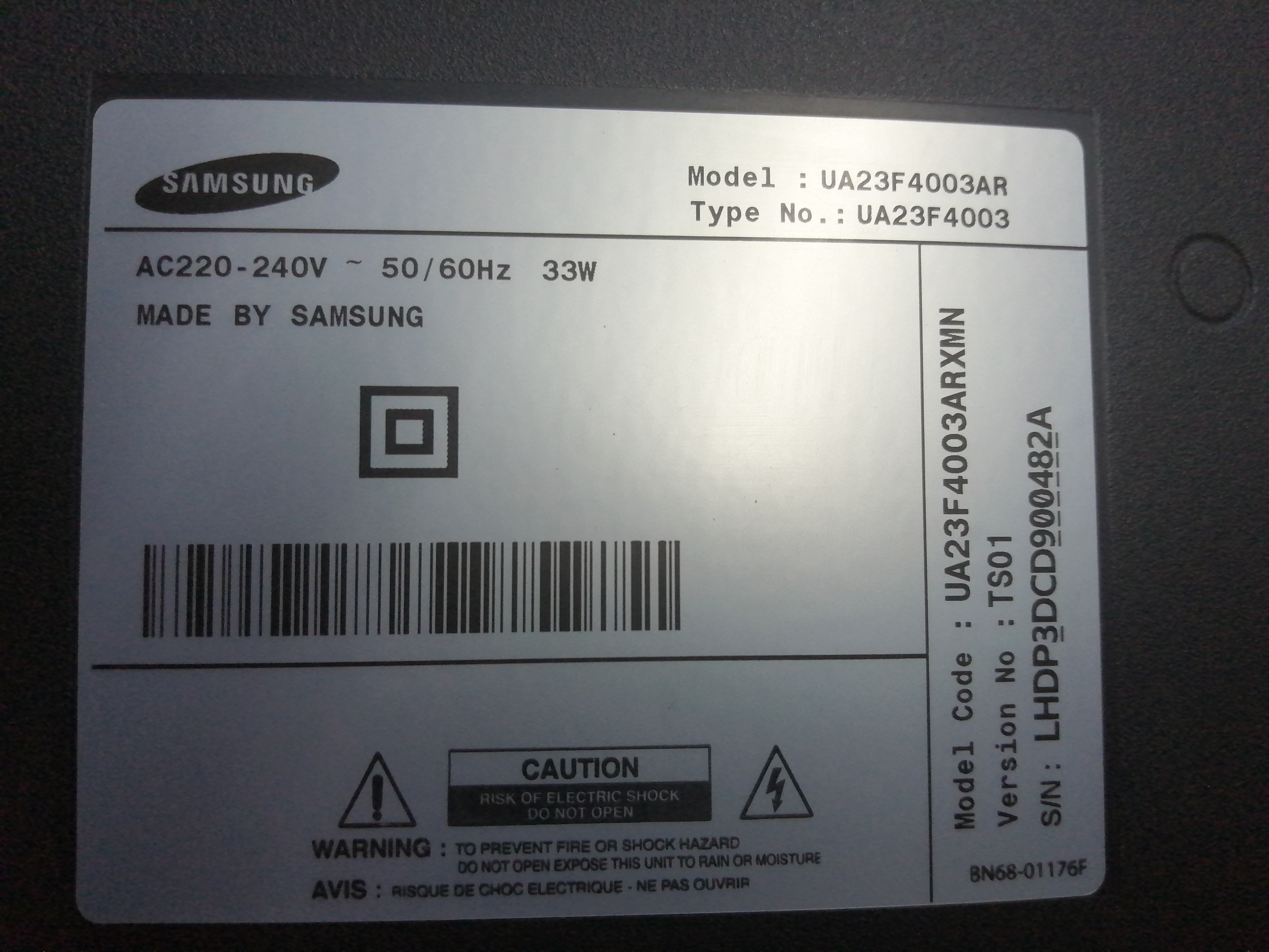 عطل شاشة SAMSUNG موديل UA23F4003AR لمبة حمراء تعمل وتطفى تم الحل 4