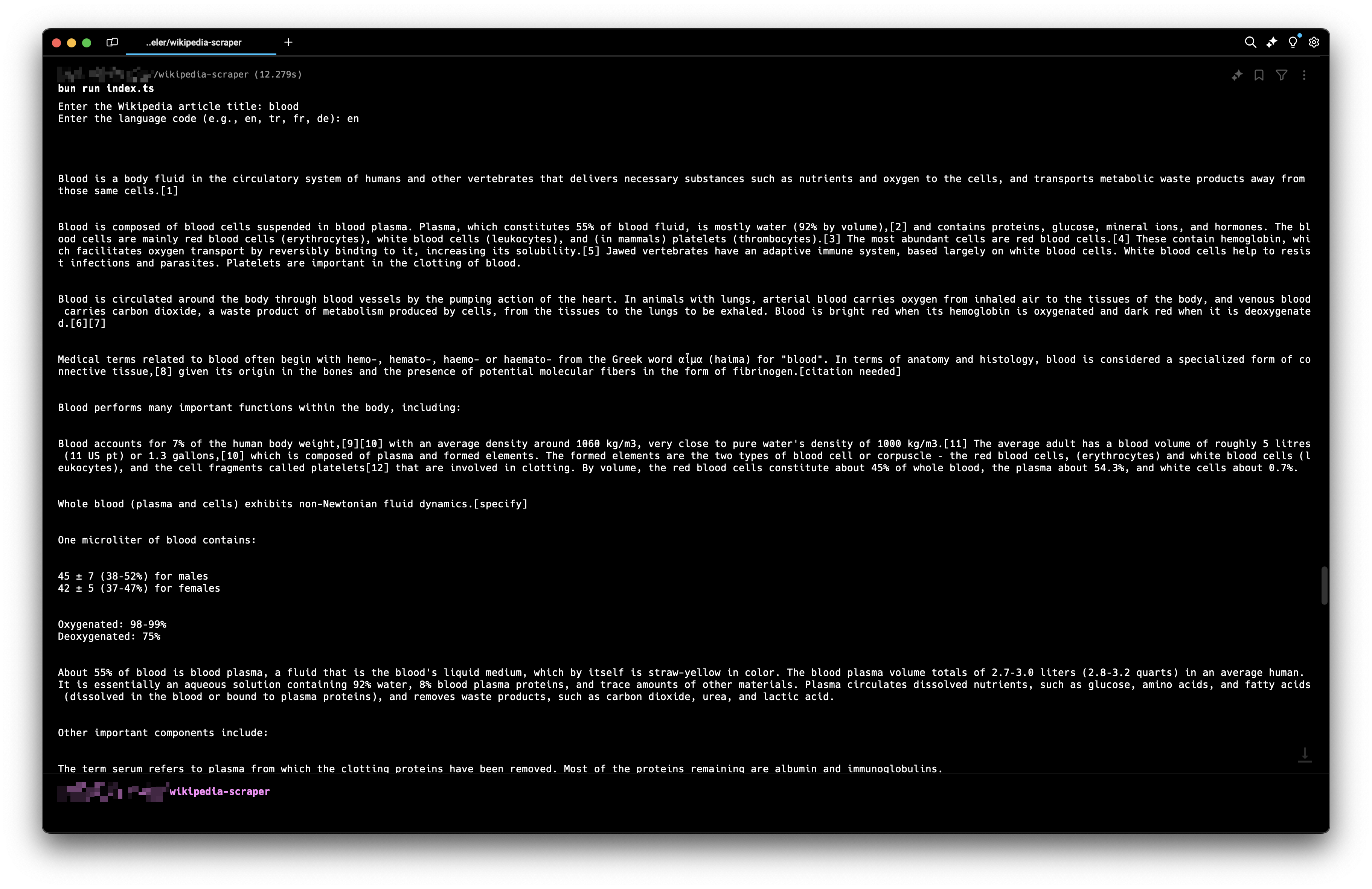 Github queaxtra wikipedia scraper extract content from any