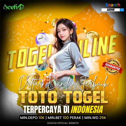 ACEH4D 🏆 Platform Toto Togel 4D Resmi Dan Terbesar No #1 Di Indonesia