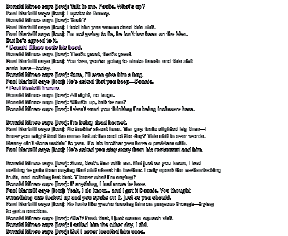 The D Amico Crime Family Page 547 Illegal Factions GTA World Chatlog1 