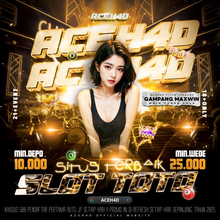 ACEH4D SLOT TOTO GACOR 2025 ✈️ Link Situs Bandar Slot Online Top #1 Di Asia