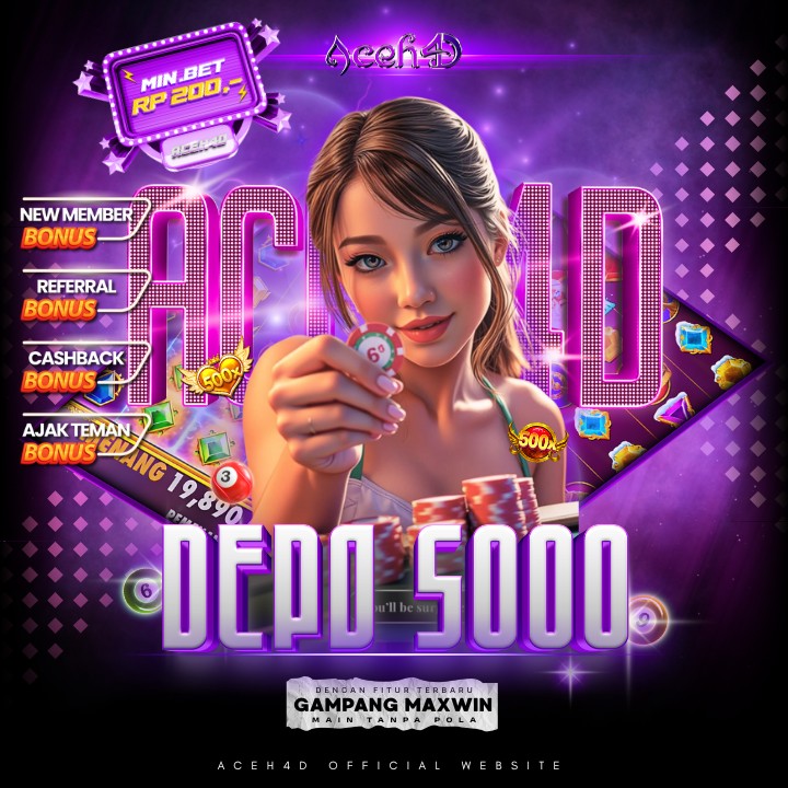 🎯Slot & Togel Depo 5000 di ACEH4D – Modal Kecil, Peluang Besar!