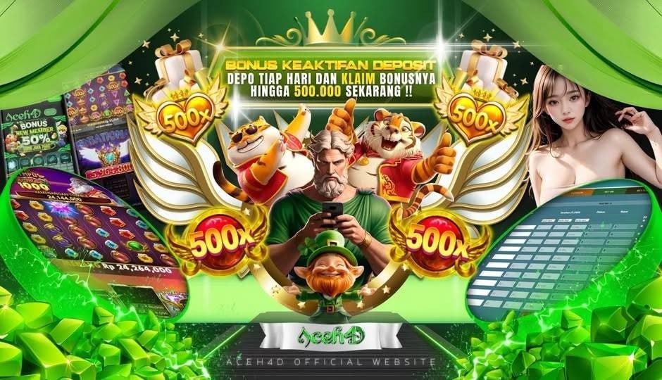 Aceh4D: Surga Slot, Toto & Togel Online Terpercaya