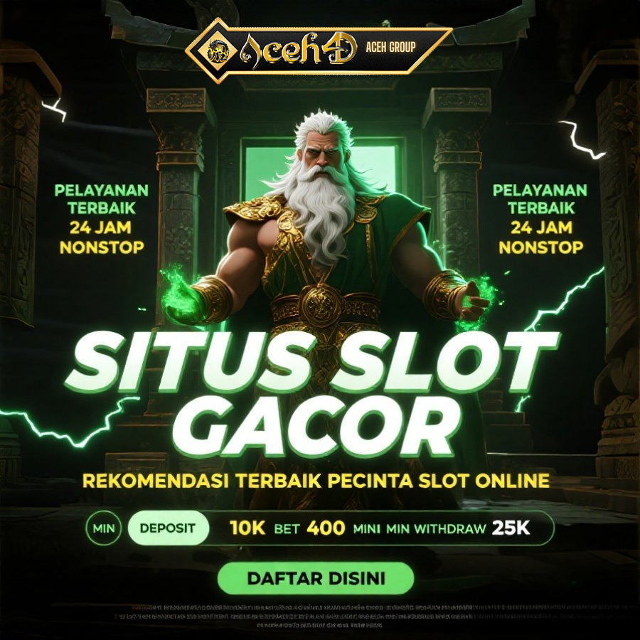 ACEH4D : Situs Bandar Slot Gacor & Toto Macau Terpercaya Rekomendasi Terbaik Hari Ini