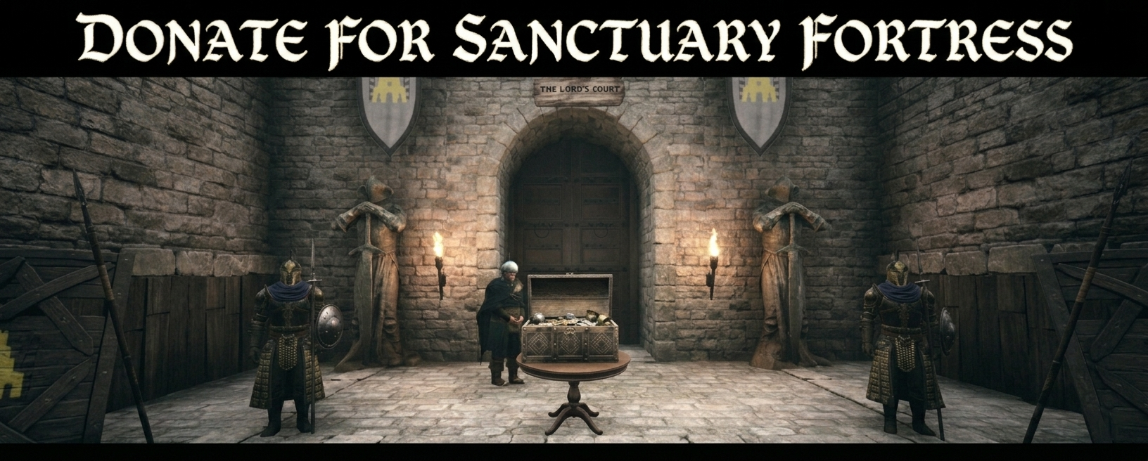 DONATE FOR SANCTUARY FORTRESS