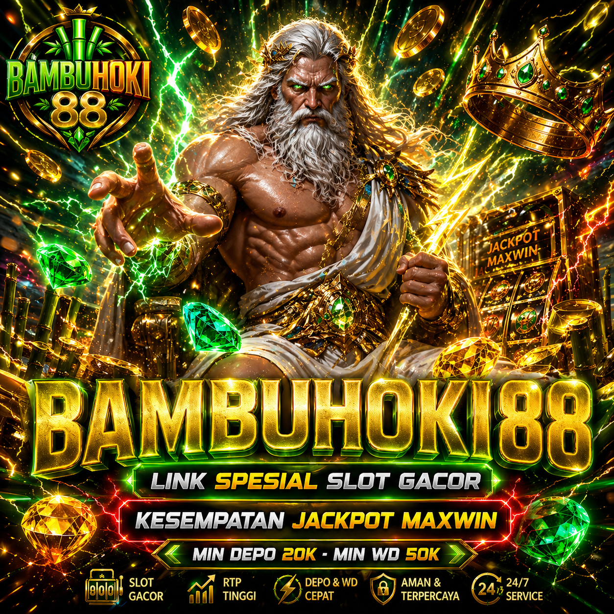 BAMBUHOKI88 🚀 Situs Slot Yang Di Juluki Raja nya jackpot Oleh Banyak Pemain.