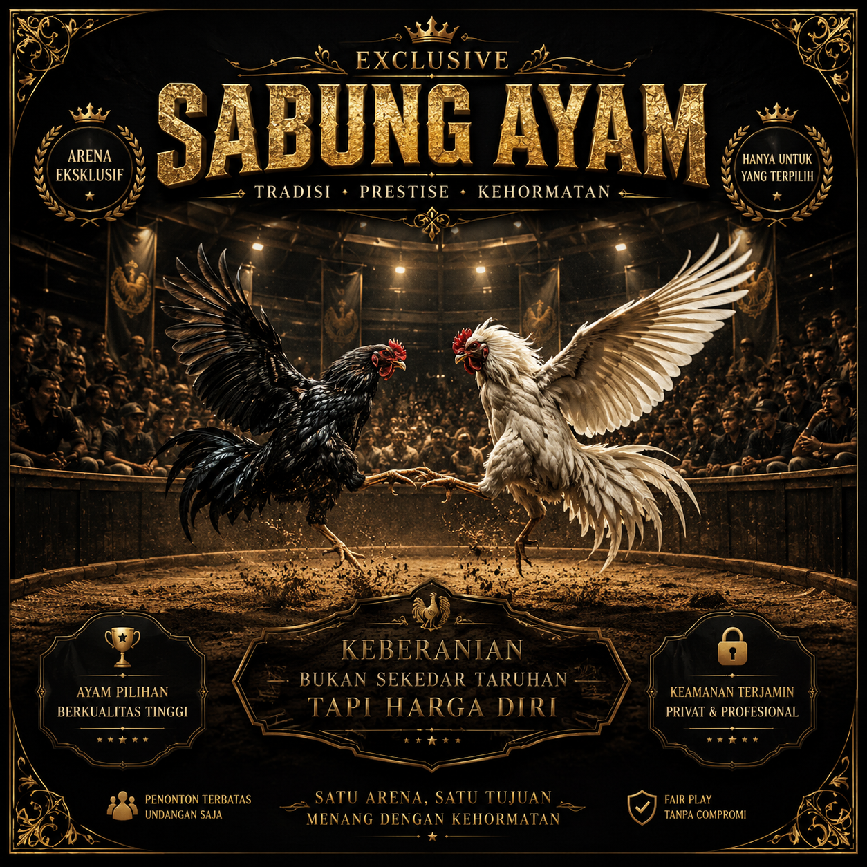 Galeri foto SV388 Tempat Favorit Pecinta Sabung Ayam Online dengan Atmosfer Pertandingan Penuh Ketegangan di Jakarta