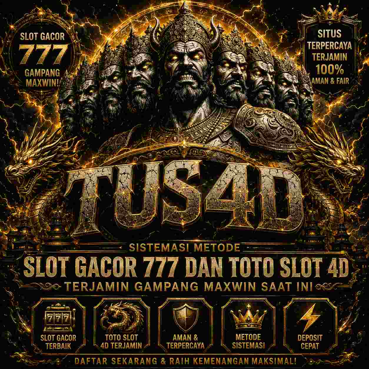 Galeri foto TUS4D: Sistemasi Metode SLot Gacor 777 Dan Toto Slot 4d Terjamin Gampang Maxwin Saat ini di Yogyakarta