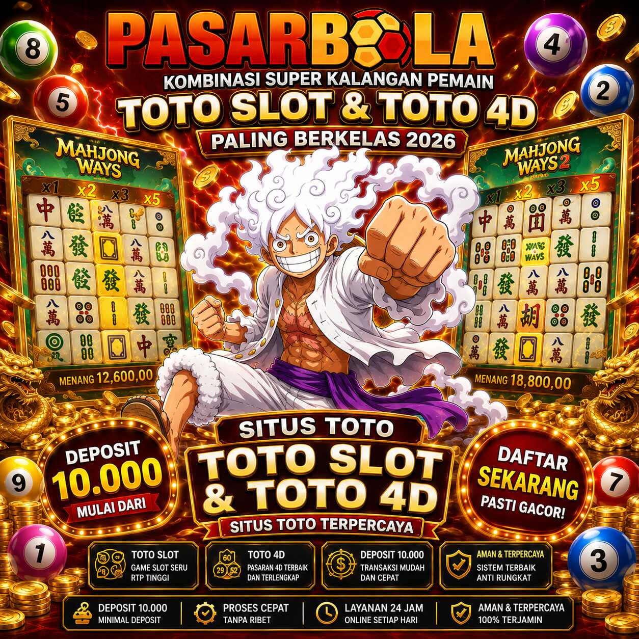 PASARBOLA $ Kombinasi Super Kalangan Pemain Toto Slot & Toto 4D Paling  Berkelas 2026