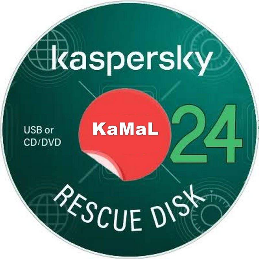 اسطوانة الكاسبرسكي لحالات الطوارئ Kaspersky Rescue Disk 24.0.7.0 احدث اصدار
