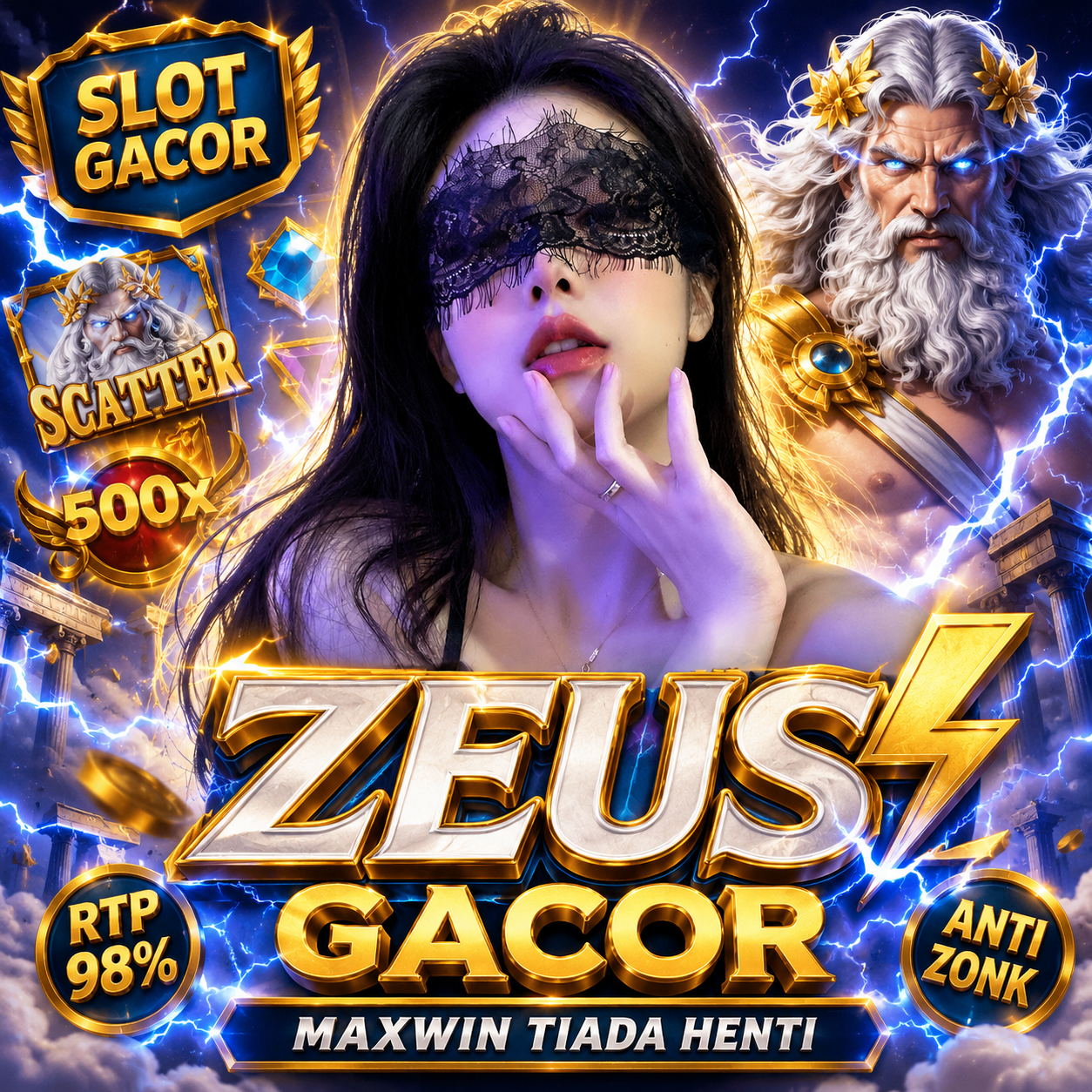 Thumbnail 1 of 3, Poster, ACEH4D | Link Modern Result Toto Macau & Slot Zeus Terbaru Gampang Menang designed and sold by ACEH4D.