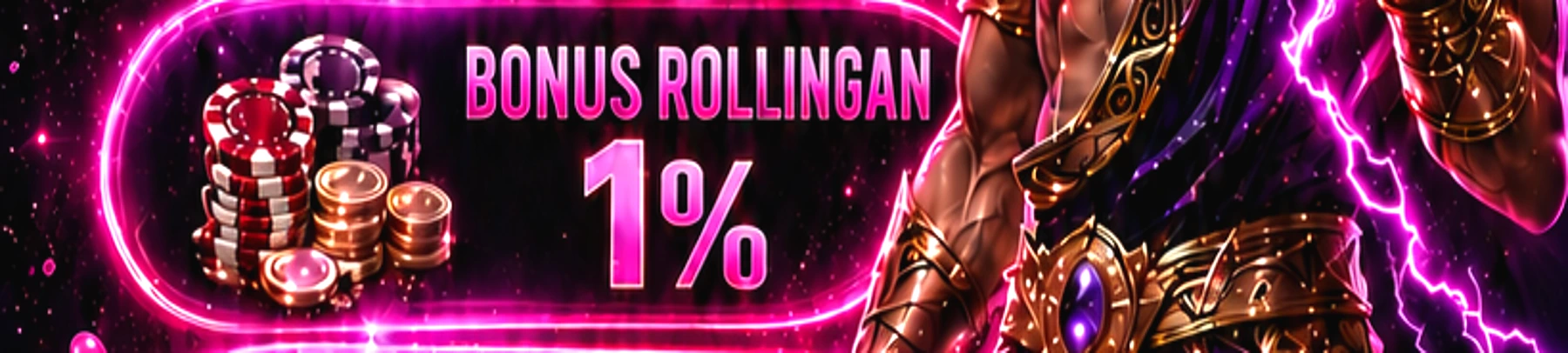 BONUS ROLLINGAN 1% PERMEN4D