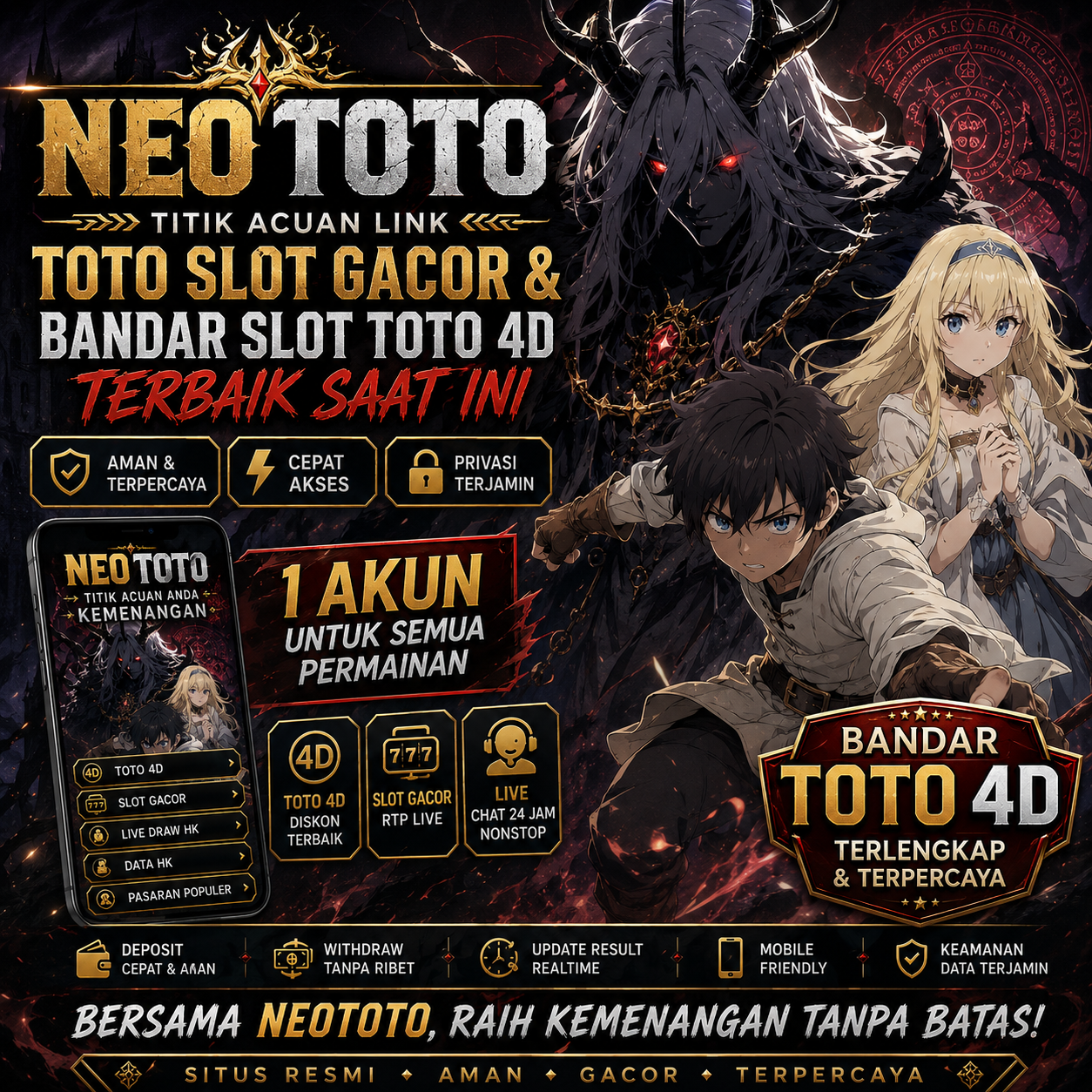 NEOTOTO % Titik Acuan Link Toto Slot Gacor & Bandar Slot Toto 4D Terbaik Saat Ini