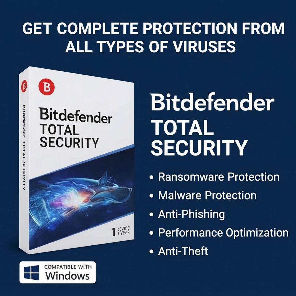 احصل على سيريال لمدة 130 يوما لبرنامج Bitdefender Total Security