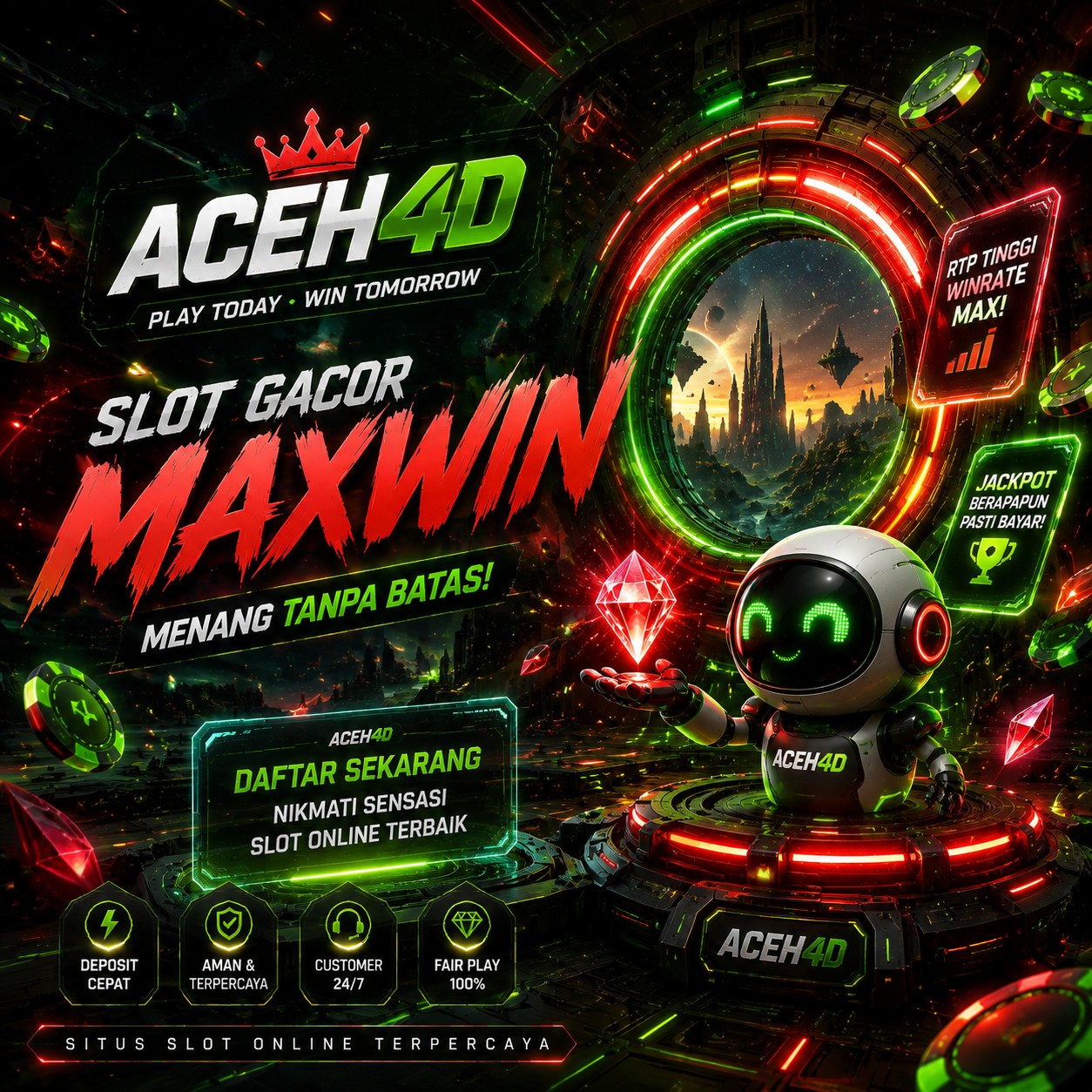 Aceh4d Situs Menang Kalah Tetap Dapat Bonus Dengan Bermain Slot