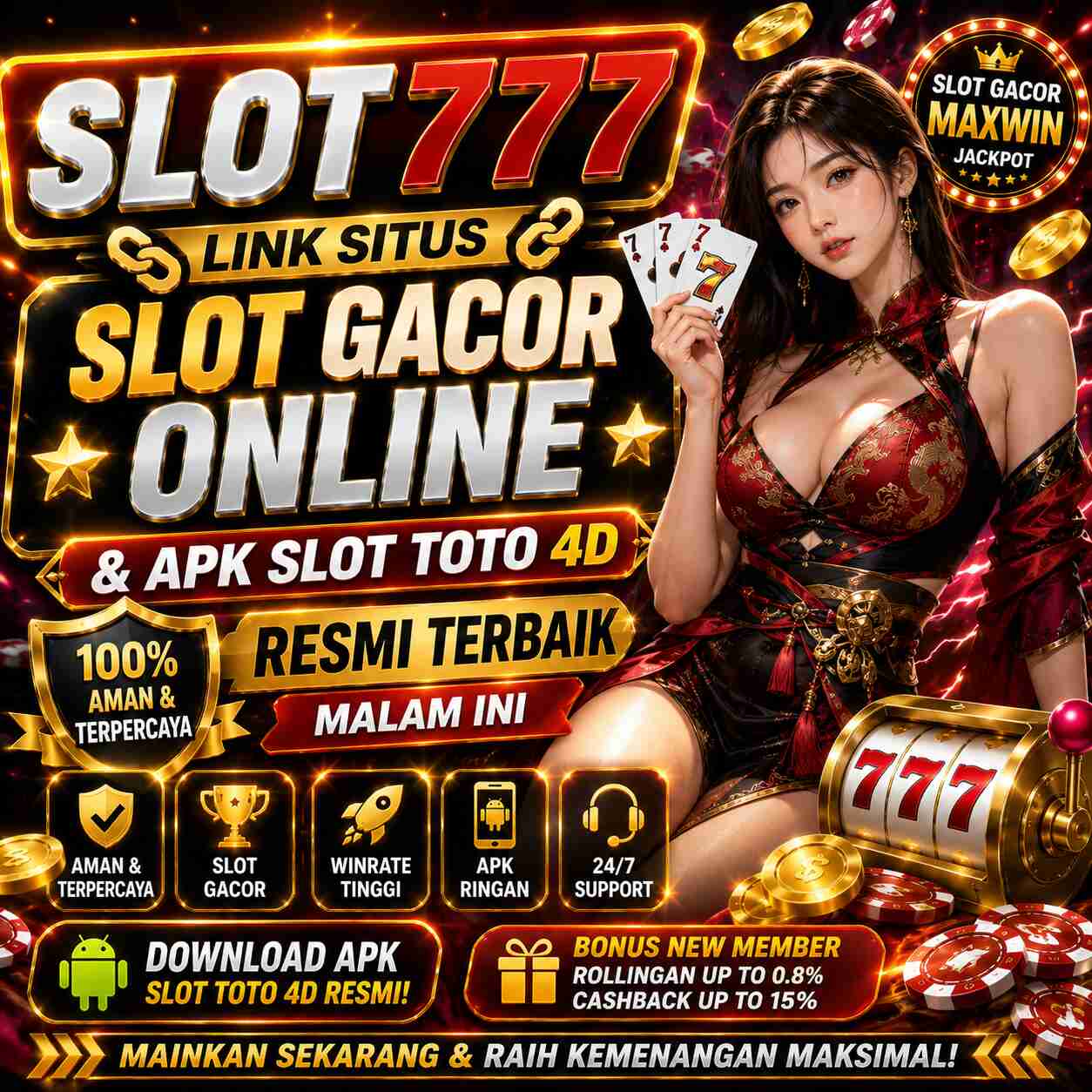 SLOT777| Link Situs Slot Gacor Online & Apk Slot Toto 4d Resmi Terbaik Malam Ini