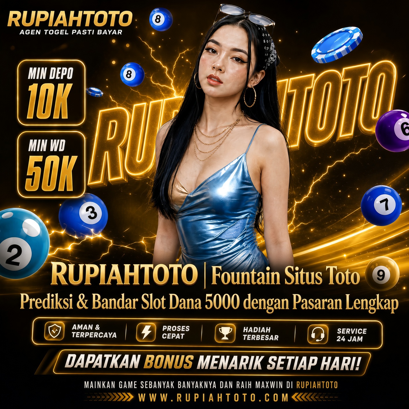 RUPIAHTOTO | Fountain Situs Toto Togel & Bandar Slot Dana 5000 dengan Pasaran Lengkap