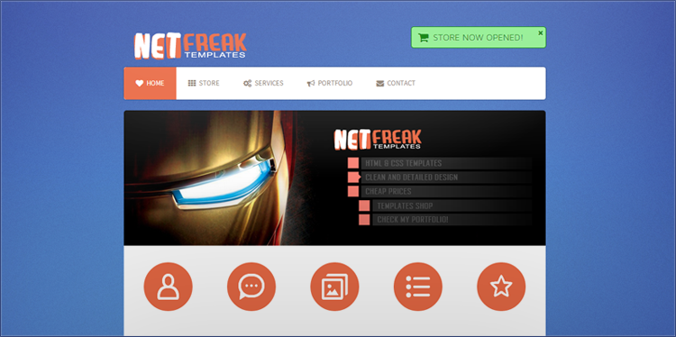 minecraft website templates
