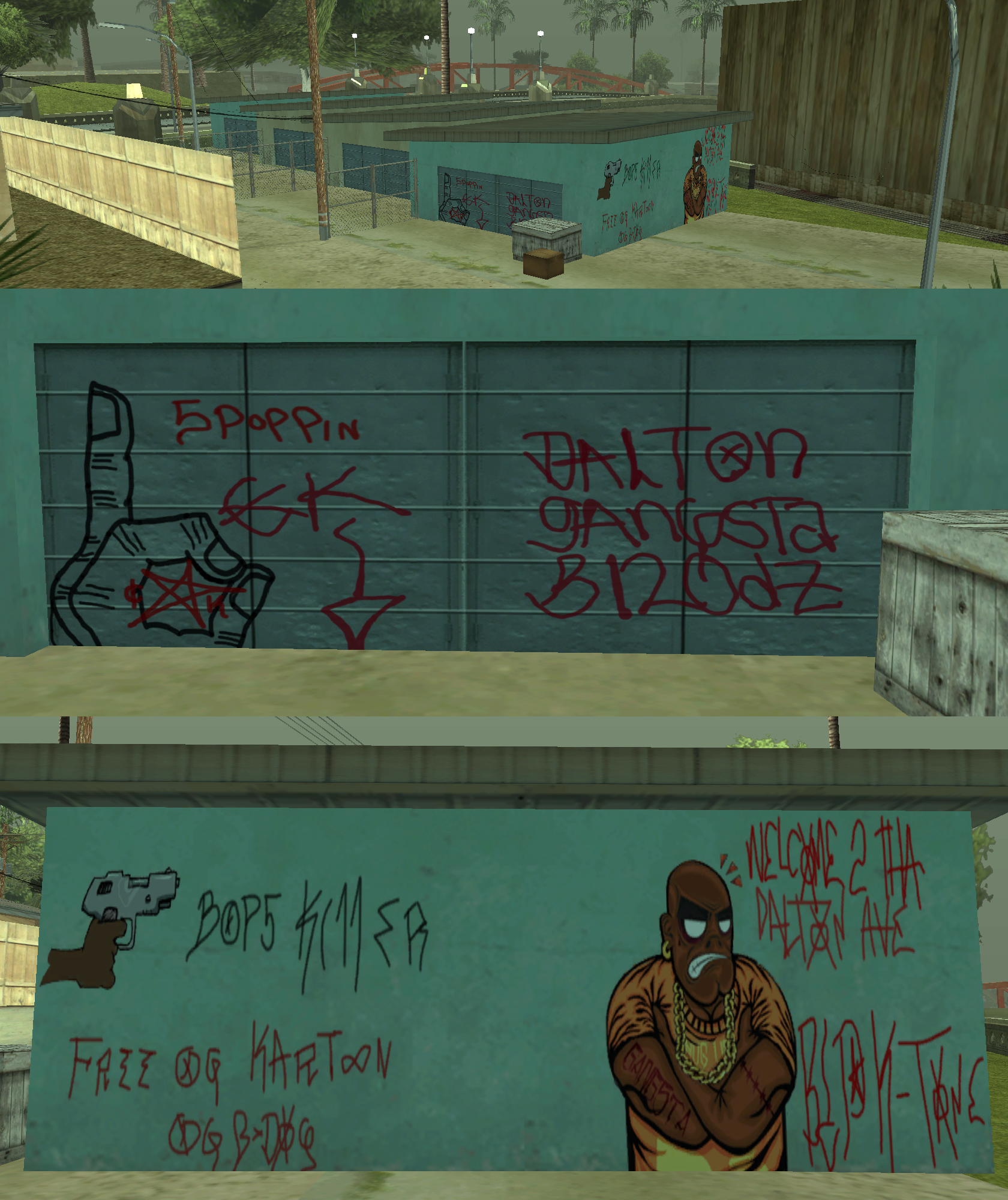 Dalton Gangster Bloods DGB_Graffiti_Pack