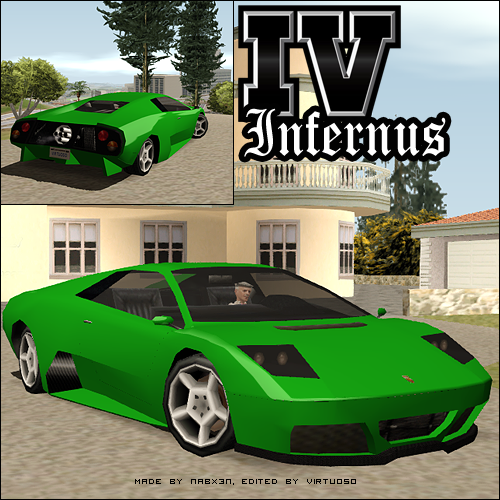  [REL] [LOW POLY] IV Cars to SA Infernus