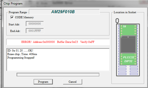 minipro eeprom programmer buffer error fix