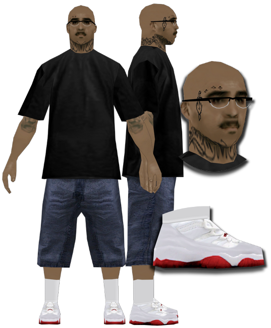 (rel) Latino - lowpoly 2
