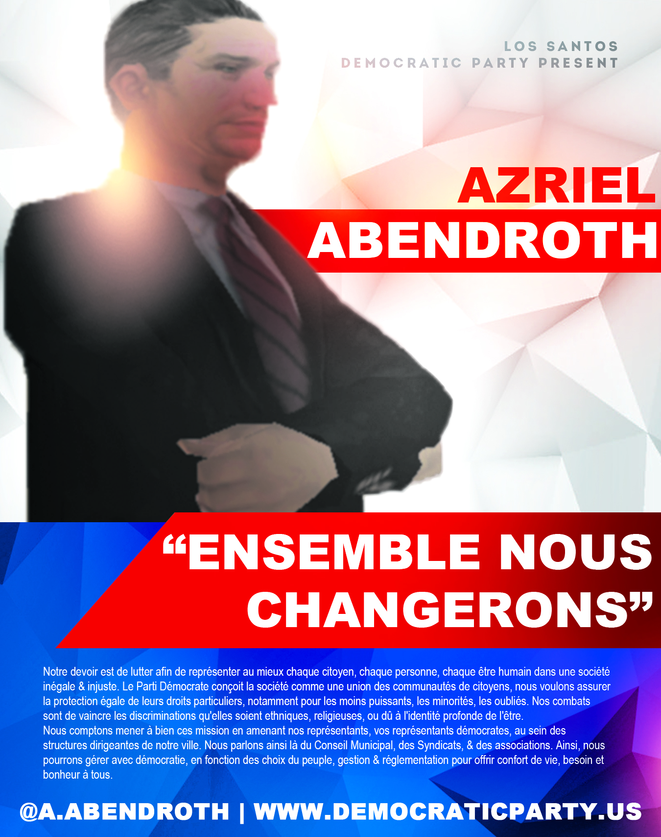 Élection municipale de Los Santos - Candidat admissible pour le /vote in-game. Political_campaign2